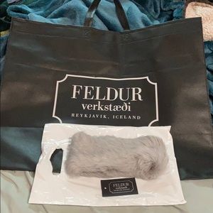 Feldur Verkstaedi - Mugga Rabbit Fur Headband NWT